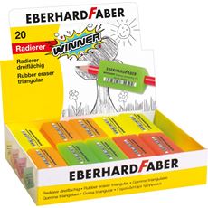 Eberhard-Faber - Winner Radierer neon dreiflächig